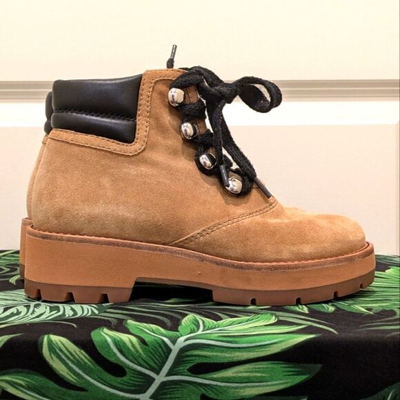 EUC 3.1 Phillip Lim 36 Women's Dylan Silver Hook Lacing Hiking Boot - Picture 5 of 13